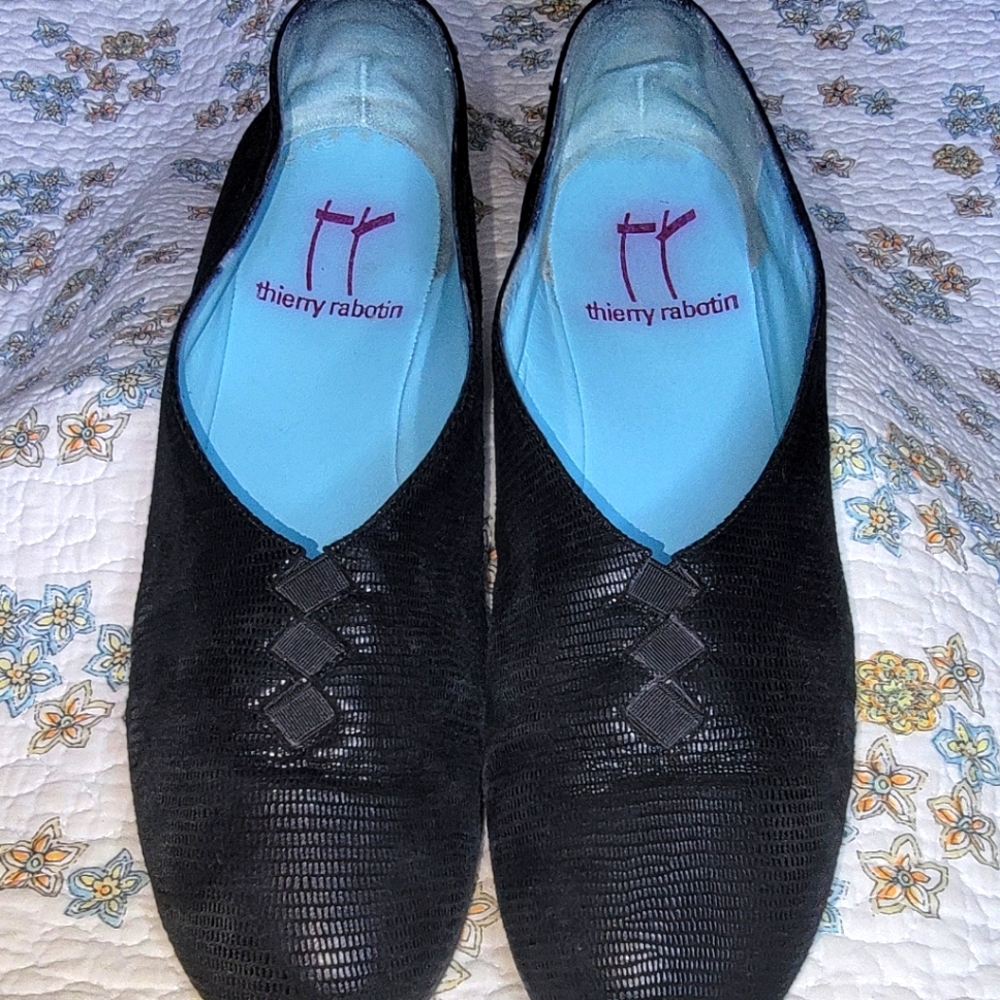 Thierry Rabotin ballet flat black leather size 39.5